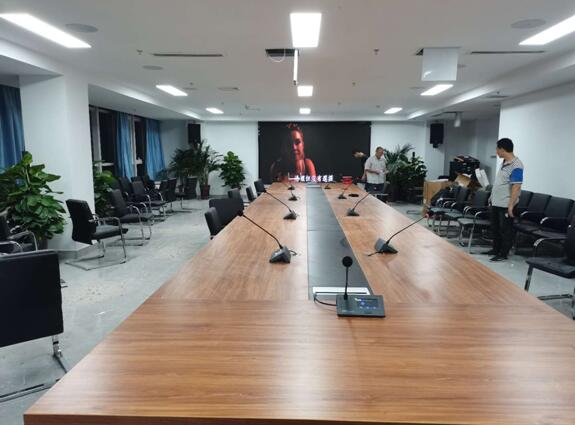 泰安老街一號公寓高鐵城投領導會議室P1.53全彩屏及會議擴聲系統 泰安老街一號公寓高鐵城投領導會議室P1.53全彩屏及會議擴聲系統